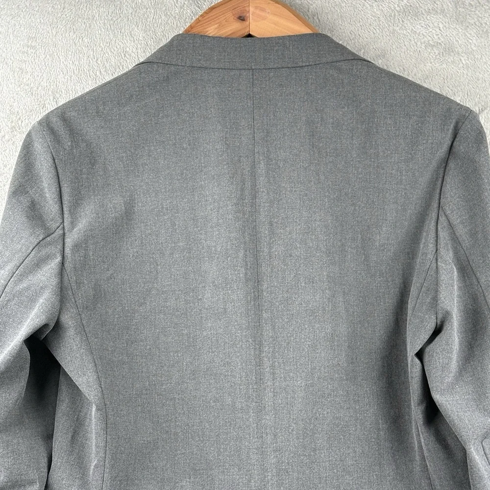 J.Crew Thompson Blazer Mens 40R Gray‎ Viscose Blend Sport Coat Jacket Stretch